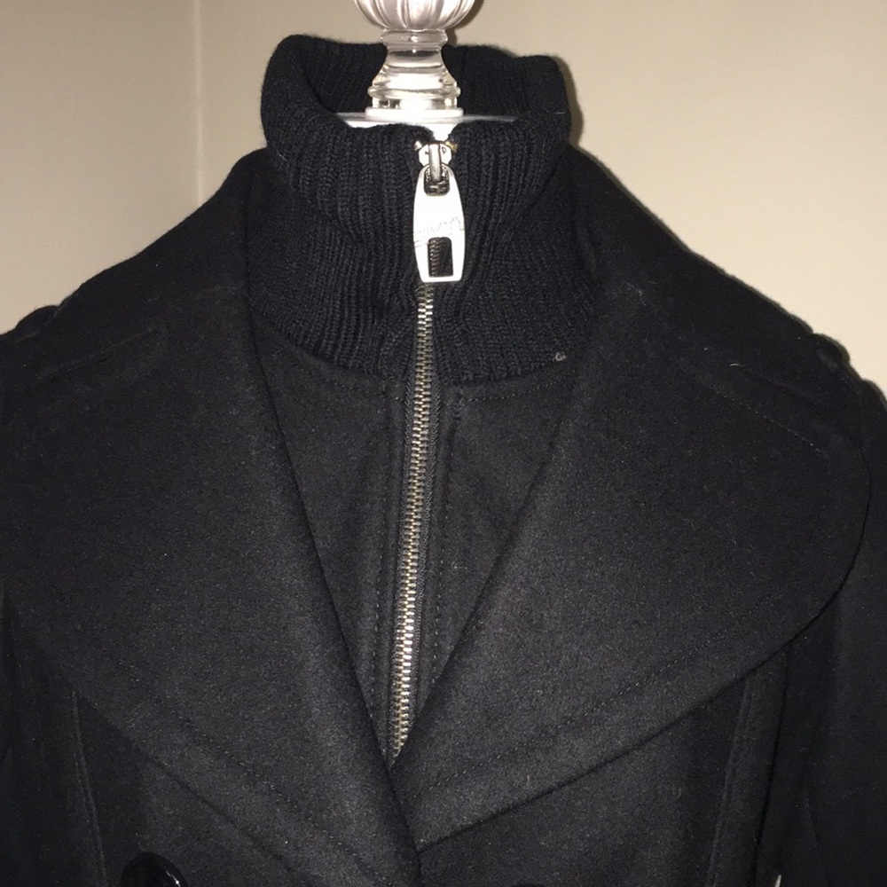 Miss Sixty Black Double-Breasted Coat - Picture 4 of 7